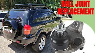 Ball Joint Replacement. Easy DIY At Home / Toyota RAV4