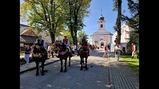 Korowód 10.09.2023 Dożynki Diecezjalno-Gminne w Istebnej