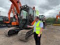 develon dx140lc 7 excavator walkaround