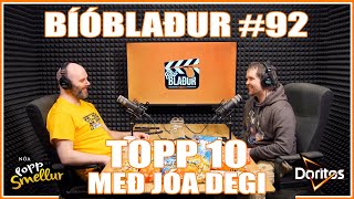 Bíóblaður #92 - Topp 10 með Jóa Degi