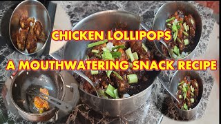 Chicken Lollipop A Perfect Mouth-watering Evening Snack | A Good Chicken Dish with Chowmein