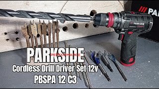 PARKSIDE PERFORMANCE  PBSPA 12 C3 [ Cordless Drill Driver Set 12v ]