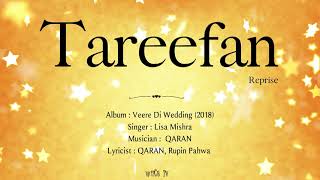 QARAN feat. Lisa Mishra - Tareefan | Lyrics - English Translation | Veere Di Wedding