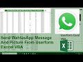 How to Send WhatsApp Message From Userform Excel VBA