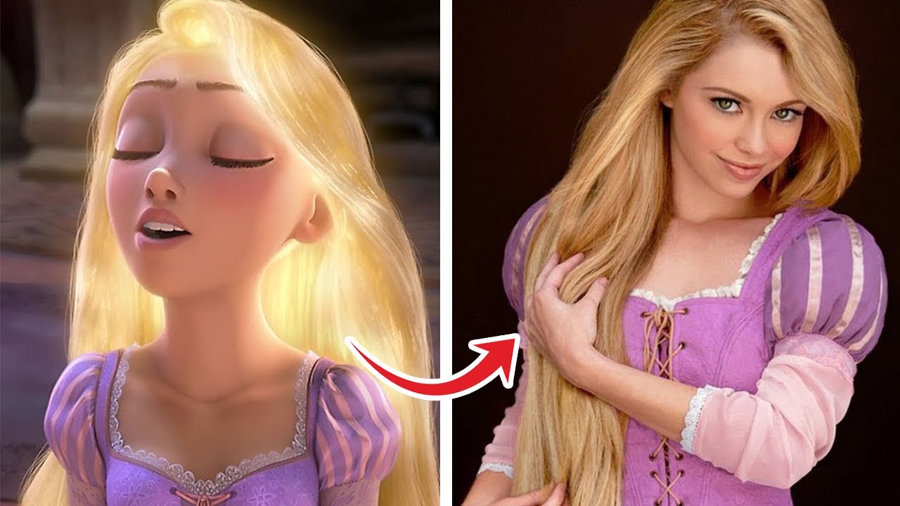 12 Rapunzels In Real Life Youtube