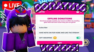 🔴PLS DONATE LIVE | GIVING ROBUX TO VIEWERS! (Roblox Giveaway) REAL