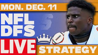 Titans-Dolphins & Packers-Giants Strategy MNF Week 14 DFS Picks | NFL DFS Strategy
