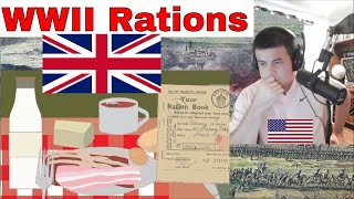 American Reacts rationing during ww2