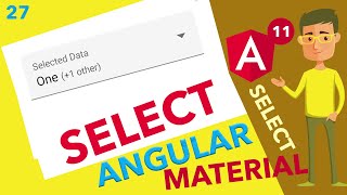 🔴 Angular 11 Tutorial || Select Angular Material || Ujjwal Technical Tips