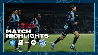 HIGHLIGHTS | Wycombe 2 - 0 Portsmouth