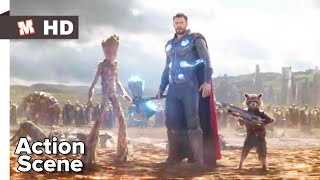 Avengers Infinity War Hindi Thor Arrives on Earth