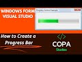 How to Create a Progress Bar | #tutorial | #visualstudio | #winforms | #c | #2022