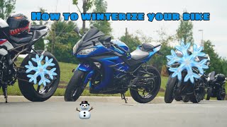 How to winterize your motorcycle