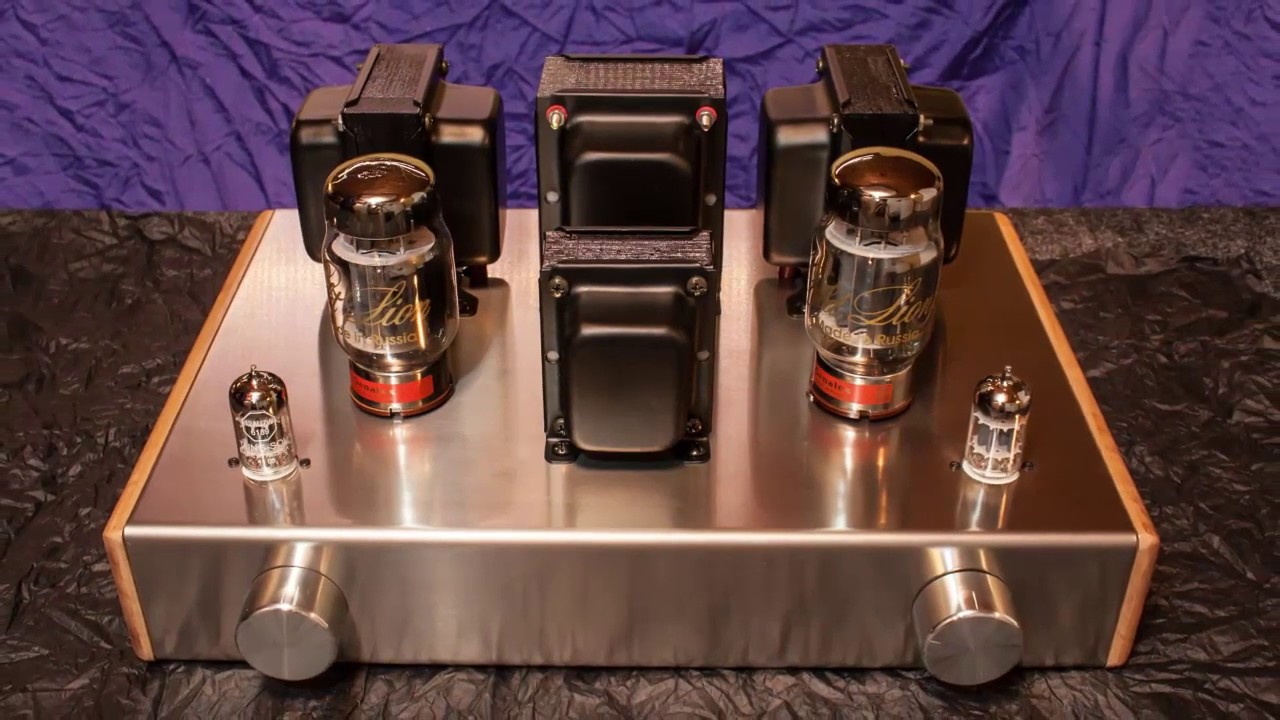 KT88 Tube Amplifier Homemade - YouTube