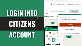 How To Login To Citizens Bank Online