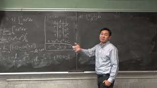 Improper integrals example problems