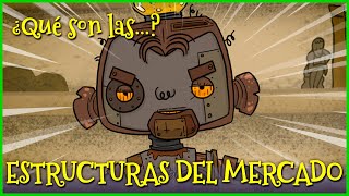 ¿Qué son las ESTRUCTURAS DEL MERCADO? | Curso de Economía | Dibujos animados educativos
