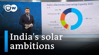 India calls for massive investment into solar power | DW Business