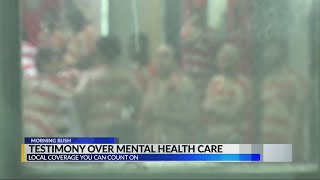 Testimony over prison mental health care