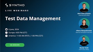 Webinar: Test Data Management with Synthetic Data