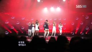 After school - Because of you (애프터 스쿨 - 너때문에)   100110 sbs 인기가요