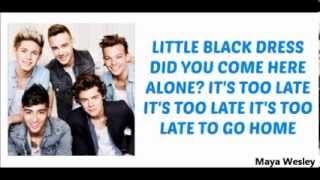 One Direction - Little Black Dress (Lyrics and Pictures) (Album Midnight Memories)