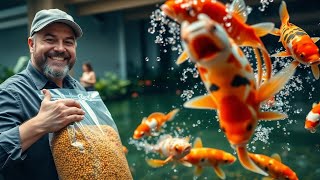 How to feed goldfish