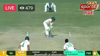 🔴Day 3 Live Pak vs SA | Pakistan vs South Africa 1st test Day 3 Live