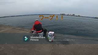 浜名湖ウキダンゴ釣り　ついに佐々木テスター登場！！