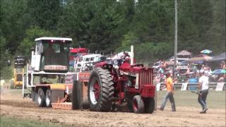 BRAD TWISS PULLS NO LIMITS FIELD FARM TRACTOR CLASS, MTTP PULLS AT MORLEY, MI 2016