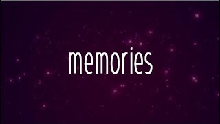 Maroon 5 - Memories (Clean - Lyrics)