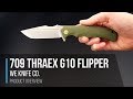 WE 709 Thraex G10 Liner Lock D2 Flipper Overview