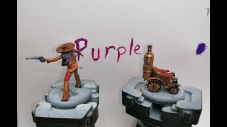 Painting Malifaux - Purple Perdita