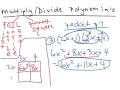 Multiply and divide polynomials