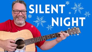 Silent Night Guitar Lesson - Easy Strumming