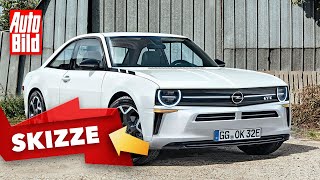 Opel Kadett C GT/E (2022) | So könnte der Kult-Opel heute aussehen | Skizze