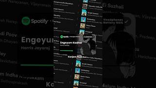 Engeyum Kadhal✨💙 Spotify Lyrics WhatsApp Status✨💙 #jayamravi #prabhu #hansikamotwani #harrisjayaraj