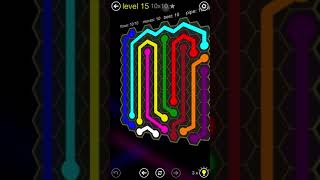 46 Flow Free: hexes game - Manias: 10*10 Manias - level 1 to 30  || #GamingWorld