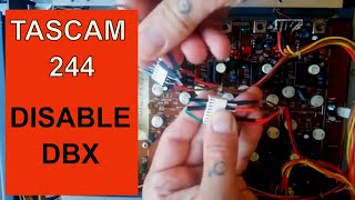 How to Bypass DBX Noise Reduction on a Tascam 244