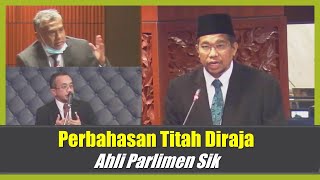 Ucapan Perbahasan Titah Diraja Ahli Parlimen Sik