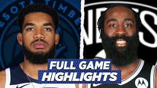 TIMBERWOLVES vs BROOKLYN NETS FULL GAME HIGHLIGHTS | 2021 NBA SEASON