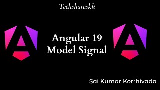 Model signal Angular 19 | Angular Version Updates #angular19