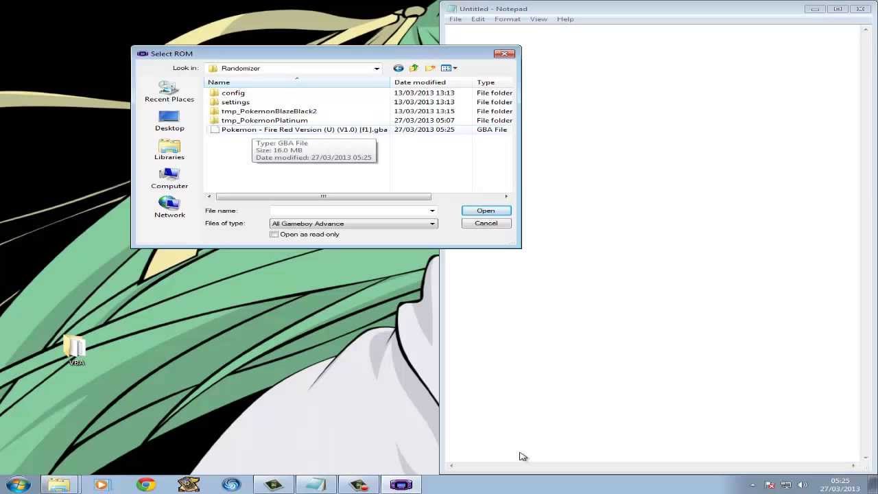 How To Use Universal Pokemon Randomizer Youtube