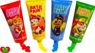 Genie Teaches Color with Paw Patrol Finger Paints