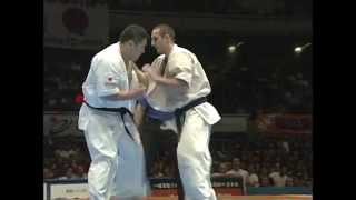 【新極真会】THE 9th WORLD KARATE CHAMPIONSHIP Semifinal1 Tsukagoshi vs.  Dimitrov SHINKYOKUSHINKAI KARATE