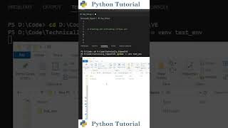 Creating & Activating Virtual Environments With Python | Python Tutorial