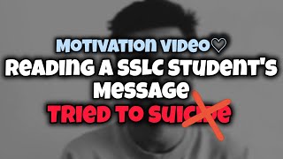 Reading A 10th Grade Student's Message🥺Motivational Video♡ For Student's |Abhinav AK|Vlog-21