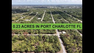 0.23 Acres Land For Sale In Port Charlotte FL
