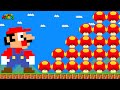 Can Giant Mario Collect 999 Giga Mushroom tried to beat Super Mario Bros.?