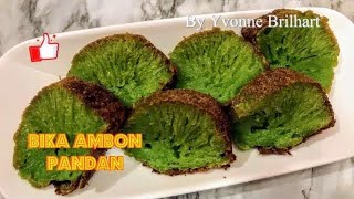 Bika Ambon pandan || Indonesian Pandan honeycomb cake || Gluten-free